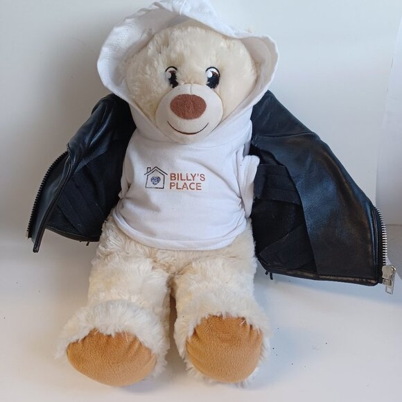 Build A Bear Workshop Harley Davidson Bear Plush Billys Place Biker - Picture 7 of 15